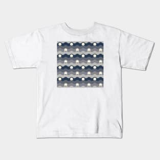 Ocean Pearls Pattern - Storm Kids T-Shirt